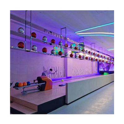 Équipement de bowling à cordes en intérieur avec tenpin à cordes noires et prix abordables